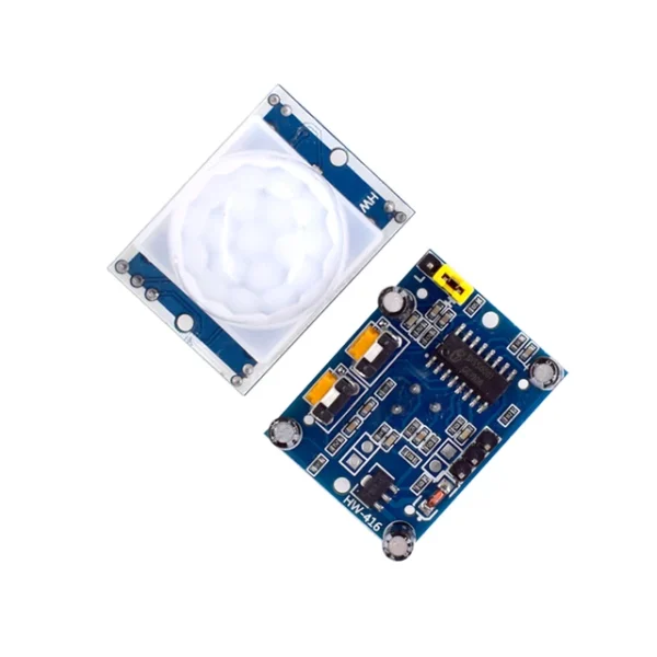 Módulo detector de sensor de movimiento infrarrojo piroeléctrico PIR ajustable HC-SR501 para Arduino y Raspberry Pi