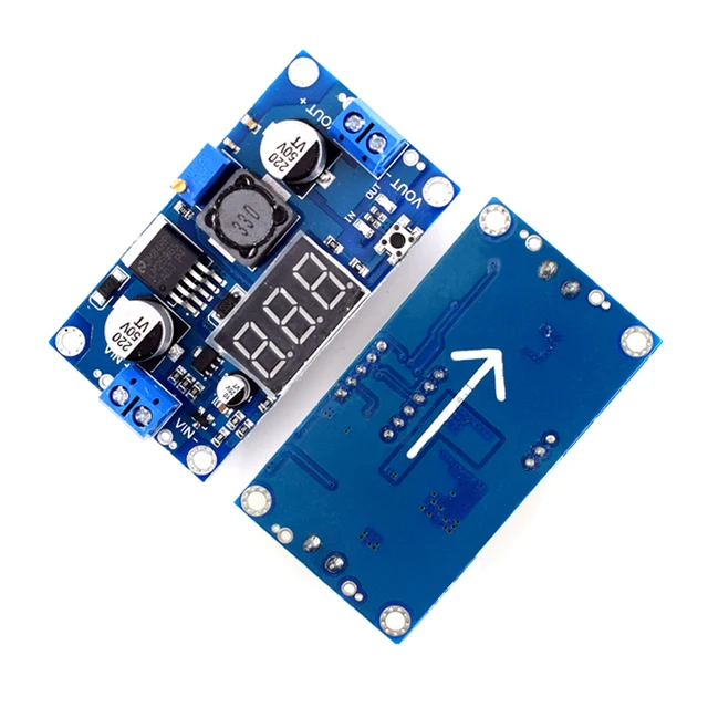 LM2596 DC DC Step Down Converter Voltage Regulator LED Display Voltmeter 4.0~40 to 1.3-37V Buck Adapter Adjustable Power Supply - Imagen 3