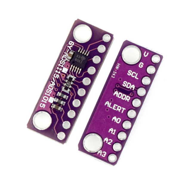 ADS1115 16 Bit I2C Module Precision ADC 4 Channel Development Board Pro Gain Amplifier 2.0V to 5.5V for Arduino - 画像 (5)