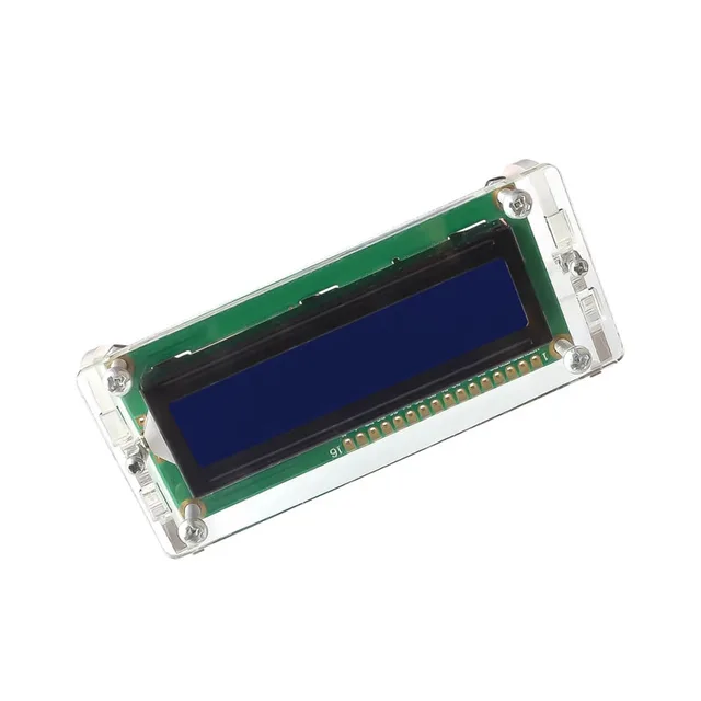 Transparent Acrylic Shell for LCD1602 LCD Screen with Screw/Nut LCD1602 Shell Case Holder (no with 1602 LCD) - Imagen 4