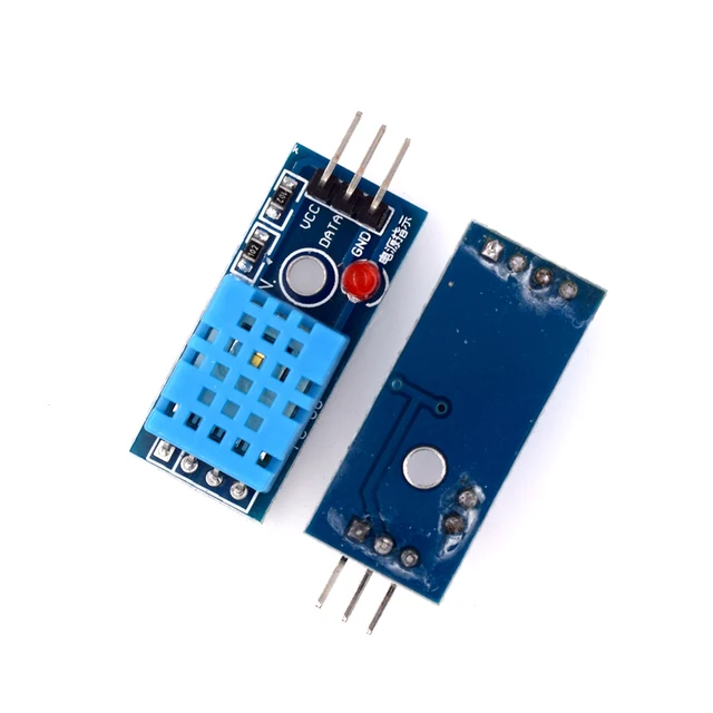 Módulo sensor digital de temperatura y humedad relativa DHT-11 DHT11 de 3 pines + PCB para kit de inicio Arduino DIY