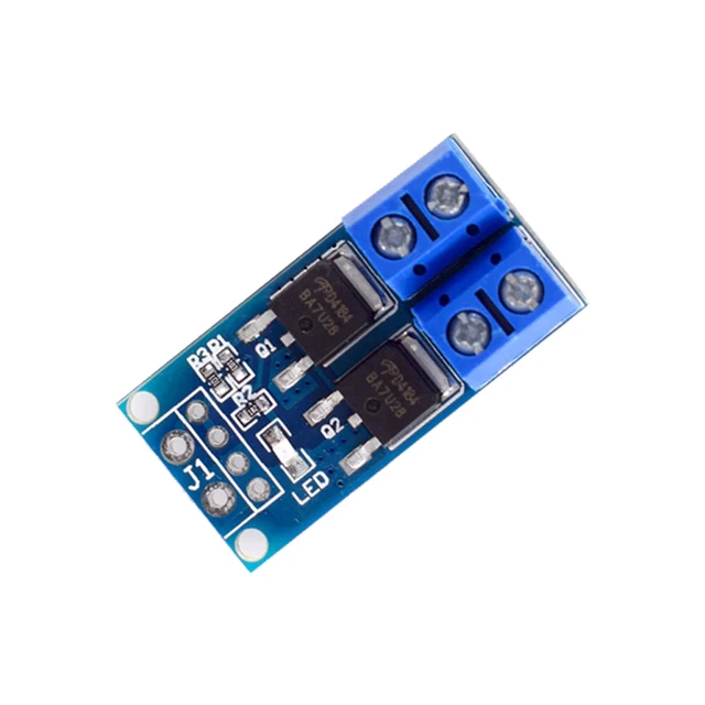 15A 400W High Power MOS Tube Field Effect Switch Trigger Switch Driver Module PWM Adjustable Electronic Switch Control Board - Imagen 2