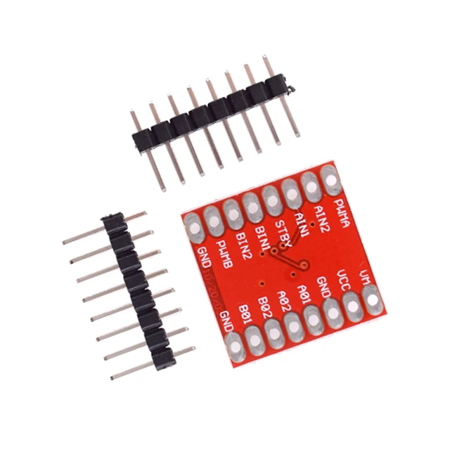 TB6612 Dual Motor Driver 1A TB6612FNG Microcontroller Better than L298N for Arduino - 画像 (2)