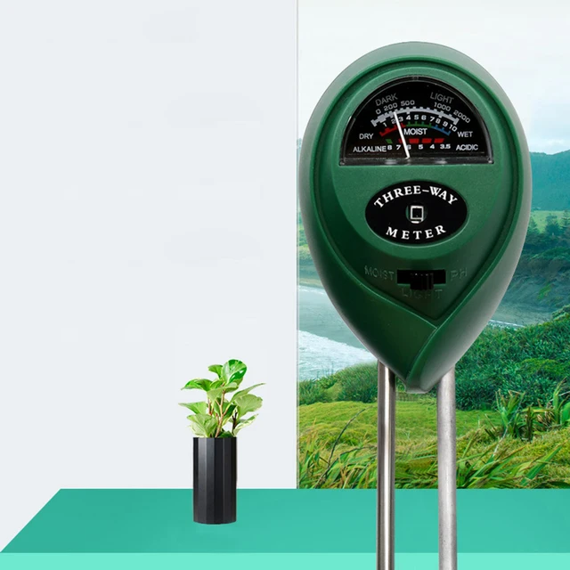 Garden PH Meter Sunlight 3in1 Soil PH Tester Garden Flowers Soil Moisture Sensor Plants Acidity Humidity PH Monitor Detector - Imagen 2