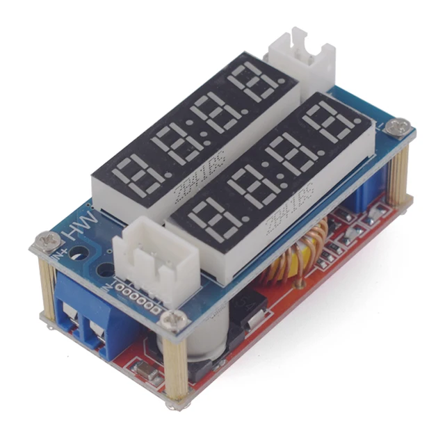 XL4015 5A 75W Adjustable Power CC/CV Step-Down Charge Module LED Driver Voltmeter Ammeter Constant Current Voltage