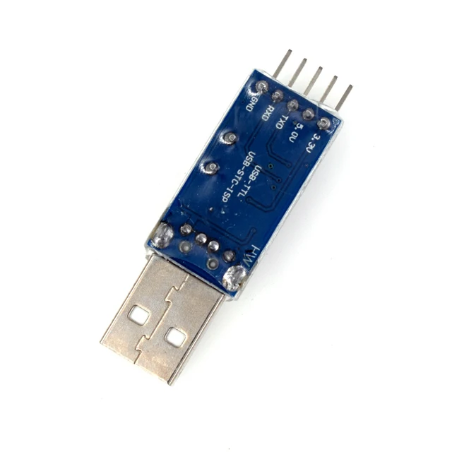 PL2303 USB To RS232 TTL Converter Adapter Module DC 3.3V 5V PL2303HX STC Microcontroller Brush Machine Board - 画像 (3)