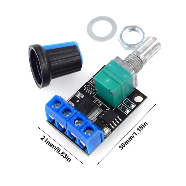 5V 12V 10A Voltage Regulator PWM DC Motor Speed Controller Governor Stepless Speed Regulator LED Dimmer Power Controller - Image 3