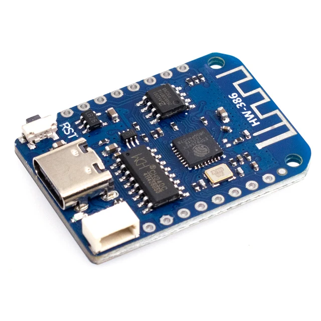 WEMOS D1 Mini V4.0.0 TYPE-C USB WIFI Internet of Things Board based ESP8266 4MB LOLIN 12C MicroPython Nodemcu Arduino Compatible - Imagen 3