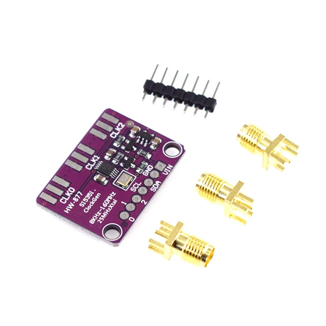 DC 3V-5V Si5351A Si5351 I2C Taktgenerator Breakout Board Modul Si 5351 A Signalgenerator Takt 8KHz-160MHz