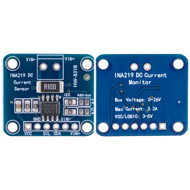 INA219 Bi-directional DC Current Power Supply Sensor Breakout Module DIY 3V-5V IIC I2C Power Monitoring Sensor Module - 画像 (4)