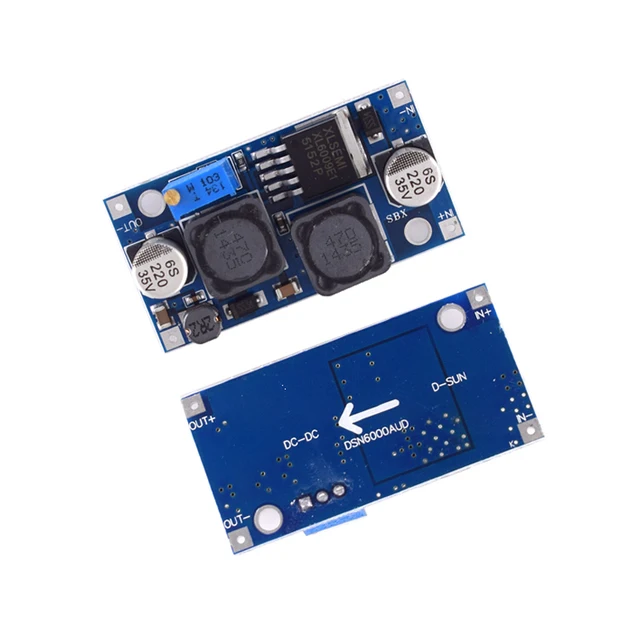 XL6009 Boost Buck DC-DC adjustable step up down Converter Module Solar Voltage Super LM2577 Step-Up - Imagen 3