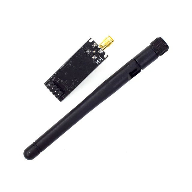 NRF24L01+PA+LNA Wireless Transceiver RF Transceiver Module 2.4G 1100m with Antenna and NRF24L01+ Breakout Adapter with 3.3V - 画像 (2)