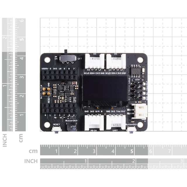 Seeed Studio Expansion Board Base for XIAO with Grove OLED Display IIC Uart Analog Digital SWD Debug, Circuit Python Supported - 画像 (3)
