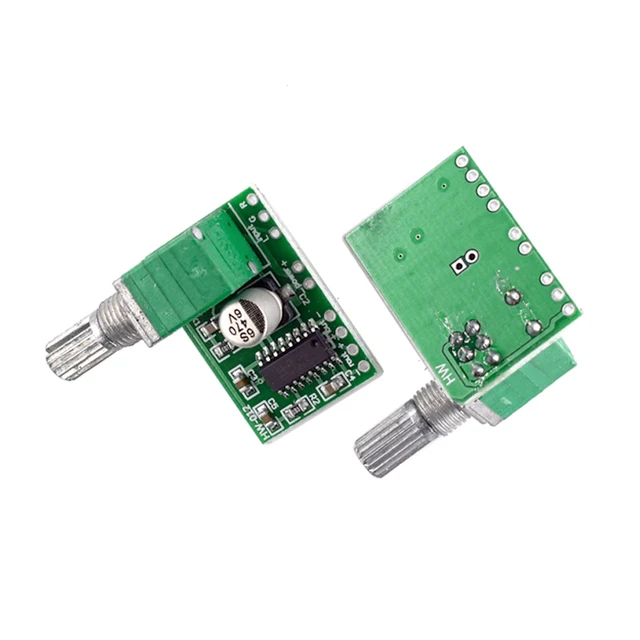 Mini PAM8403 DC 5V 2 Channel USB Digital Audio Amplifier Board Module 2 * 3W Volume Control with Potentionmeter - 画像 (3)