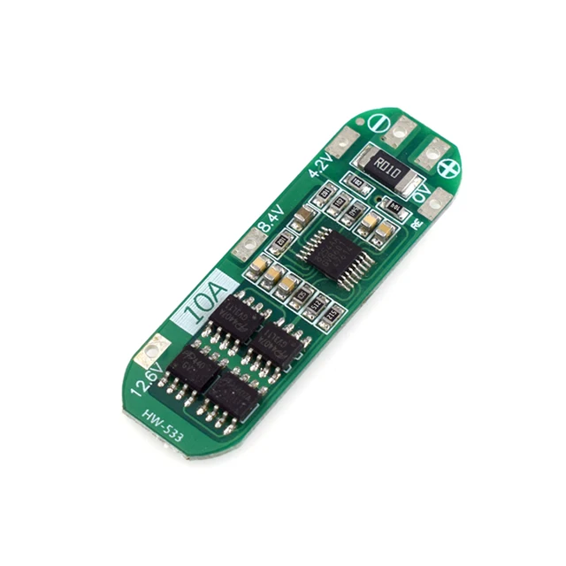3S 5A 10A Li-ion Lithium Battery 18650 Charger PCB BMS Protection Board For Drill Motor 12.6V Lipo Cell Module - 画像 (2)