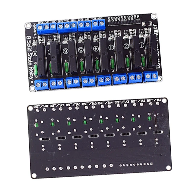 1 2 4 6 8 Channel Low Level 5V Solid State Relay Module SSR G3MB-202P 250V 2A Output With Resistive Fuse For Arduino - Imagen 4