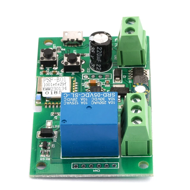 Ewelink Wifi RF Switch Module DC7-32V Wifi Relay Module Remote Control Self-lock Wireless Delay Relay for Smart Intelligent Home - Imagen 4