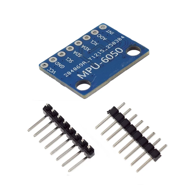 GY-521 MPU6050 3-Axis Accelerometer Gyro Module MPU-6050 6 DOF 6-Axis Accelerometer DIY Kit Compatible with 16-Bit AD Converter - 画像 (3)