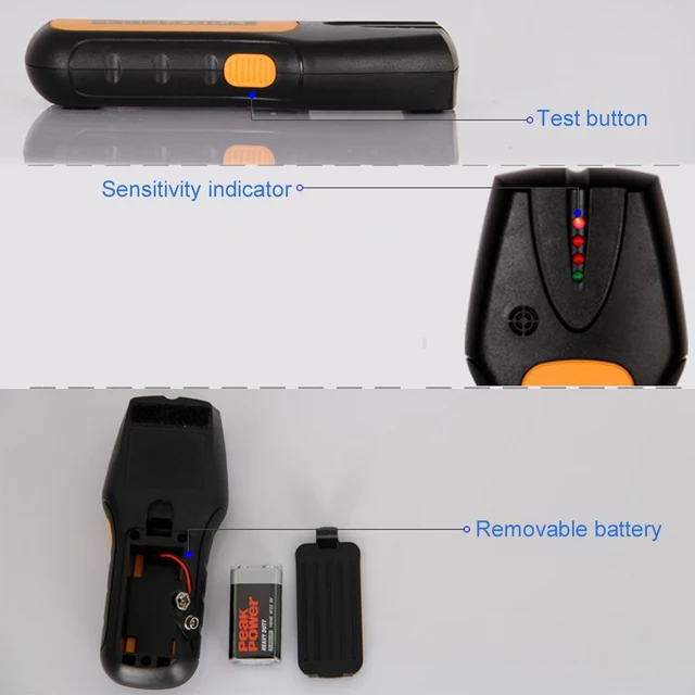 Wall Metal Detector Wall Scanner Metal Detector Electric Metal Wood Studs AC Live Wires Finder Electric Detection Instrument – Bild 4
