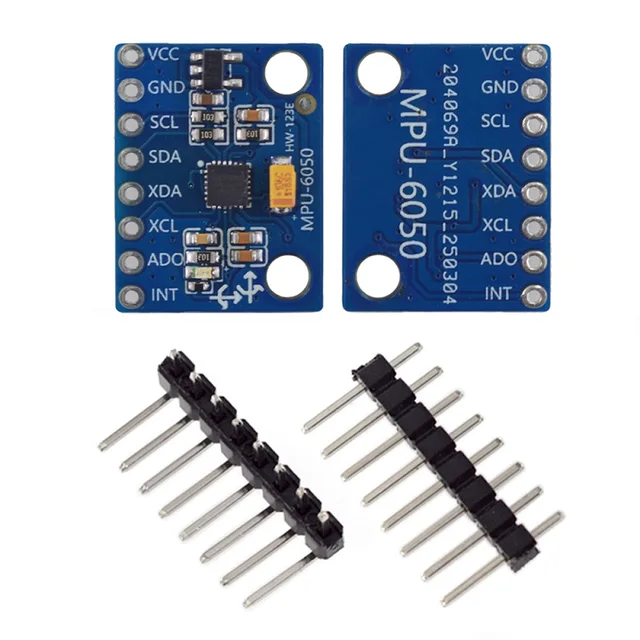 GY-521 MPU6050 3-Axis Accelerometer Gyro Module MPU-6050 6 DOF 6-Axis Accelerometer DIY Kit Compatible with 16-Bit AD Converter