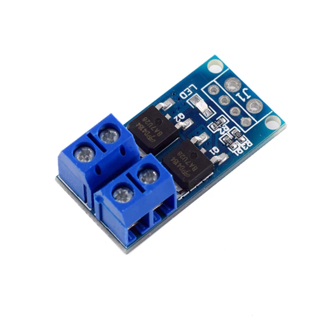 Módulo controlador de interruptor de efecto de campo con tubo MOS de alta potencia de 15 A y 400 W, con interruptor de disparo y placa de control de interruptor electrónico ajustable PWM.