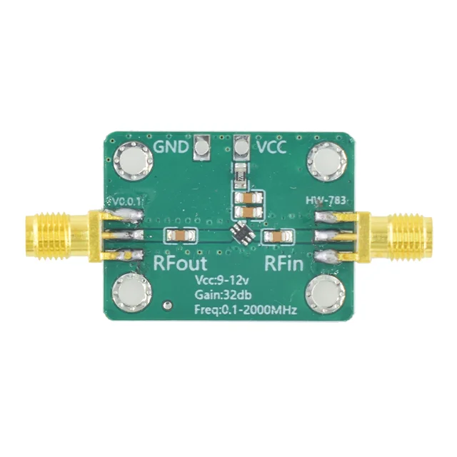 0.1MHz-2000MHz 32dB LNA RF Broadband Low Noise Amplifier Module Radio Frequency Wideband Amplifier - 画像 (3)