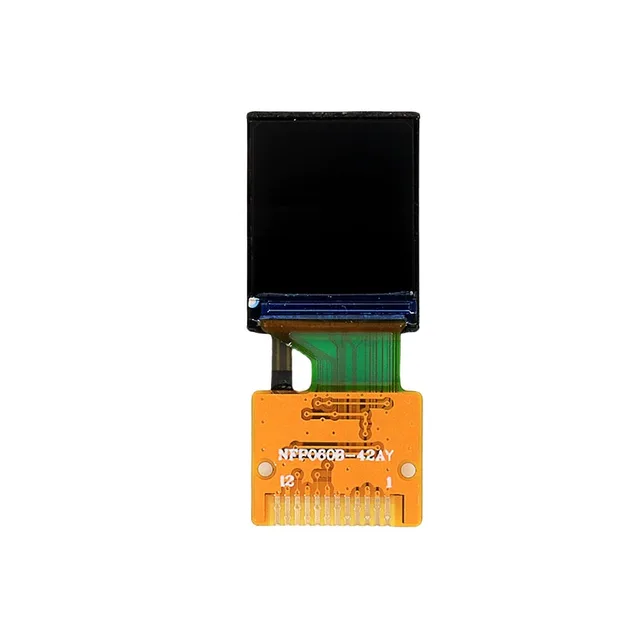 0.6" Inch Small Size IPS TFT Color Screen 128x150 SPI Interface with ST7735P3 Full View Display Module 12P Pins - 画像 (2)