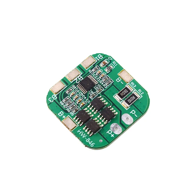 Placa de protección de batería BMS PCM 4S 14.8V / 16.8V 20A de pico para baterías de iones de litio LiCoO2 LiMn2O4 18650.