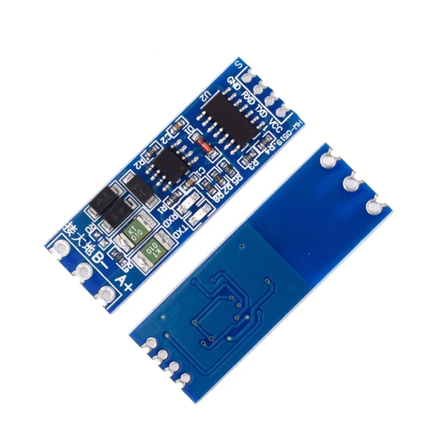 Módulo TTL a RS485, conversión mutua de nivel 485 a UART serie, control automático de flujo por hardware, fuente de alimentación de 3,3 V/5 V.