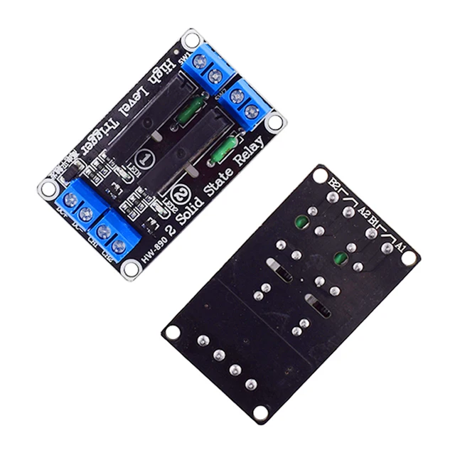 1 2 4 6 8 Channel Low Level 5V Solid State Relay Module SSR G3MB-202P 250V 2A Output With Resistive Fuse For Arduino - Imagen 2