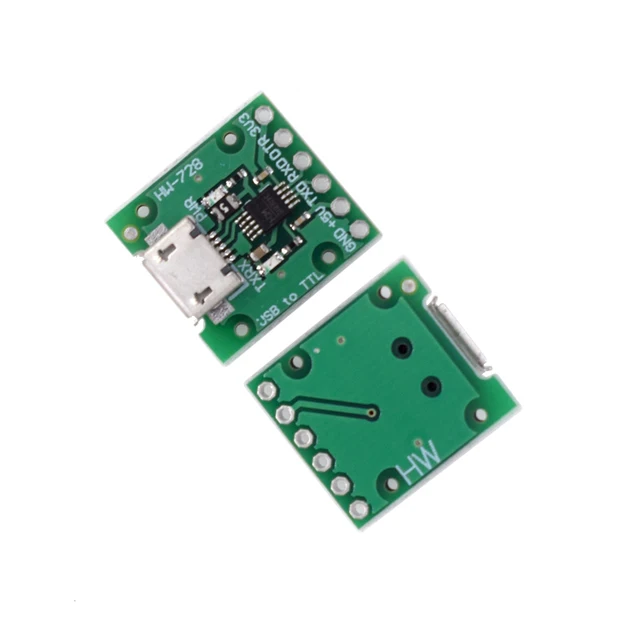 CH340E MSOP10 USB to TTL Serial Converter, 5V/3.3V Alternative CH340 E Module Micro USB Interface For Arduino Pro mini - 画像 (3)