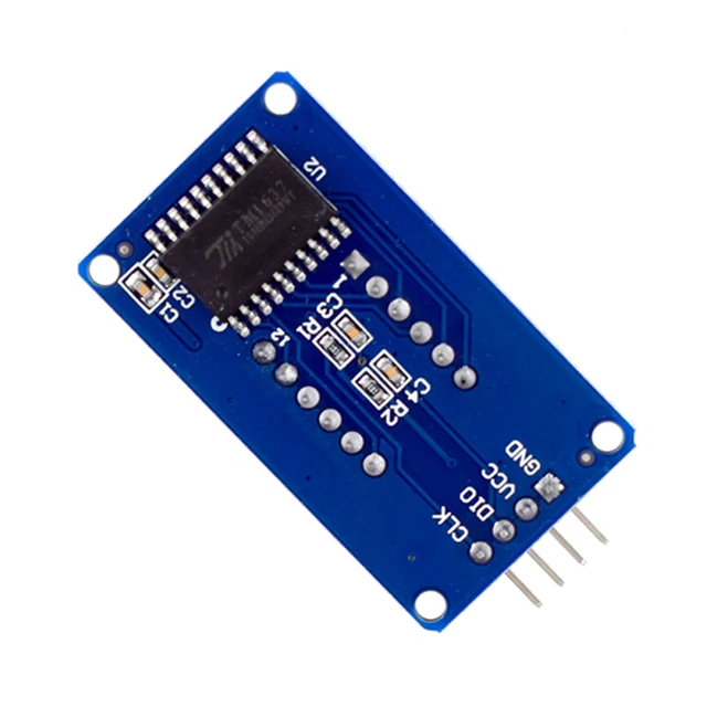 TM1637 LED Display Module For Arduino 7 Segment 4-Bits 0.36Inch Red Anode Digital Tube LED brightness adjustable with clock hour - 画像 (3)
