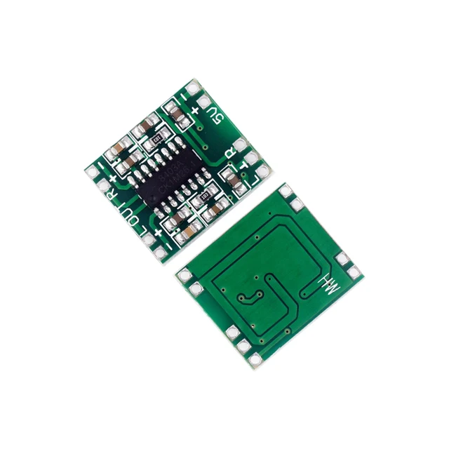 PAM8403 Super mini digital amplifier board 2 * 3W Class D digital amplifier board efficient 2.5 to 5V USB power supply - Imagen 2