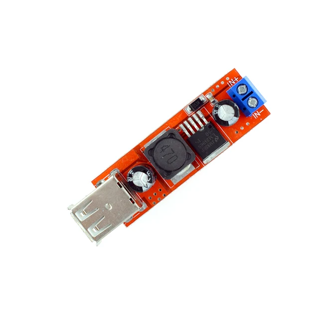 DC 6V-40V auf 5V 3A Doppel-USB-Ladegerät DC-DC-Abwärtswandlermodul für Fahrzeugladegerät LM2596 Dual USB