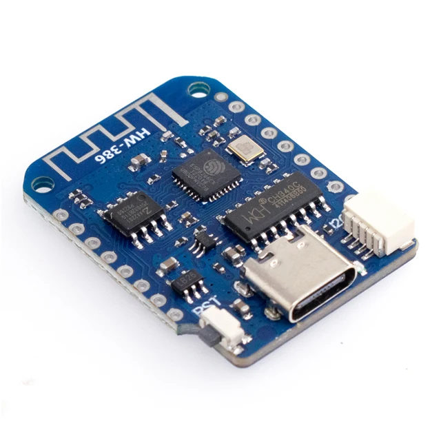 WEMOS D1 Mini V4.0.0 TYPE-C USB WIFI Internet of Things Board based ESP8266 4MB LOLIN 12C MicroPython Nodemcu Arduino Compatible - Imagen 2