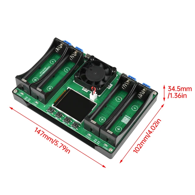 18650 Lithium Battery Capacity Tester - 画像 (4)