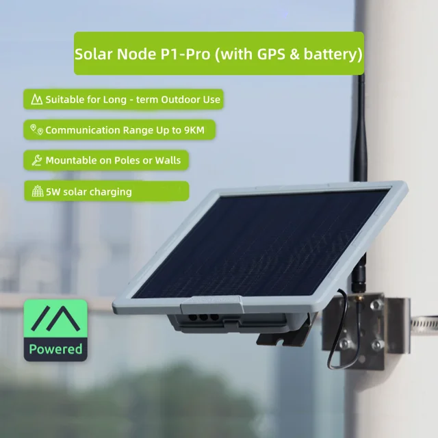SenseCAP Meshtastic Solar Node, 5W Solar Power Mesh LoRa Node, Integrates XIAO nRF52840 Plus,-SX1262 LoRa Module,Grove, L76K GPS - Imagen 2