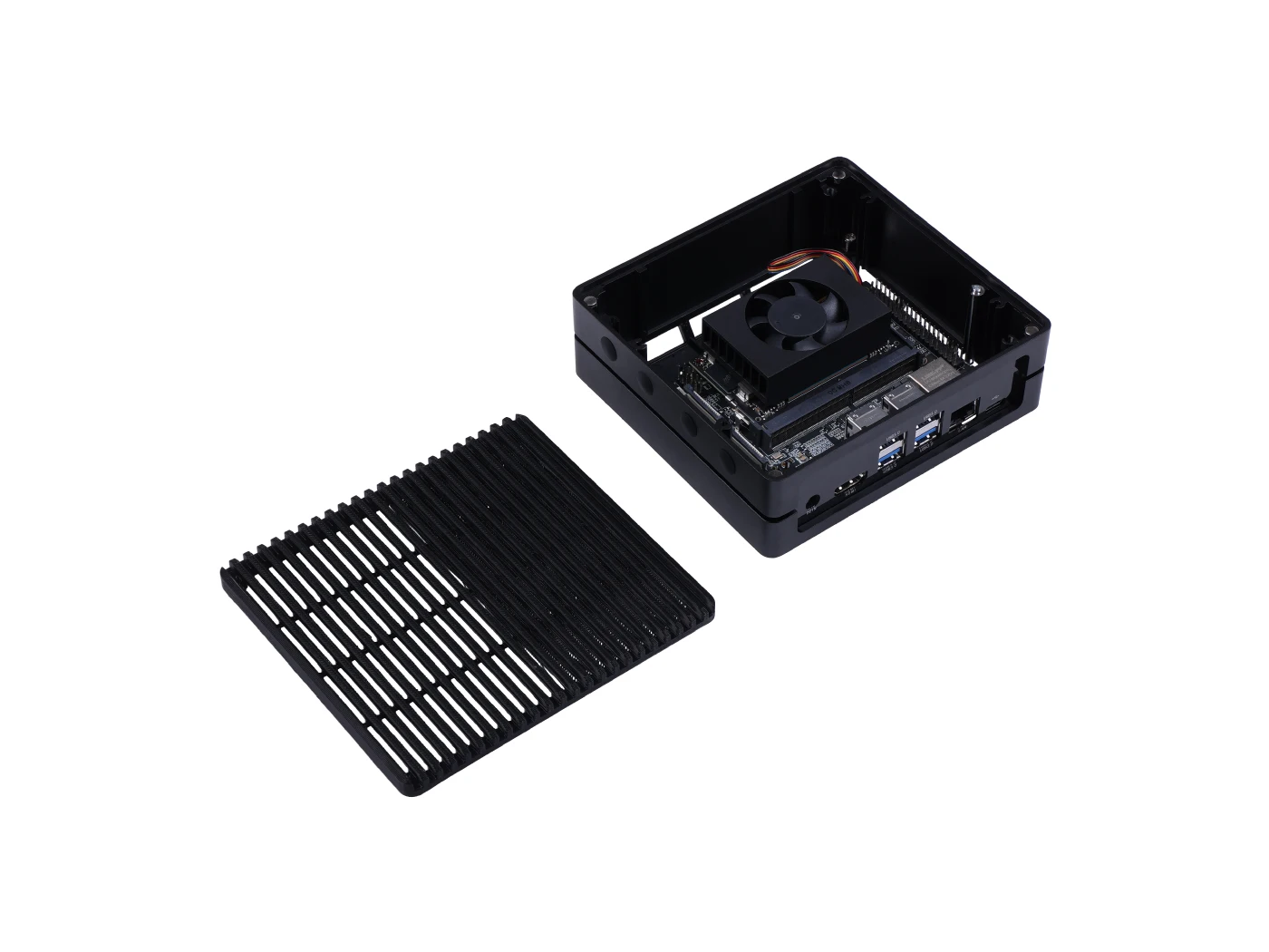 reComputer J4012 Edge AI Computer Device with NVIDIA Jetson Orin NX 16GB pre-built Jetpack 5.1.1,128GB SSD,4x USB 3.2,HDMI,GbE - Imagen 3