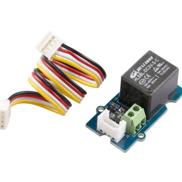Grove-Relay, relé mecánico monofásico pequeño de 5 V/10 A de alta corriente para Arduino, capacidad de tensión máxima de 250 V 10 A.