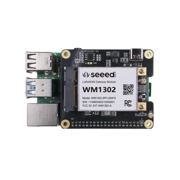 WM1302 Raspberry Pi Hat, placa de expansión para el módulo LoRaWAN WM1302, basado en el concentrador LoRa Semtech SX1302.