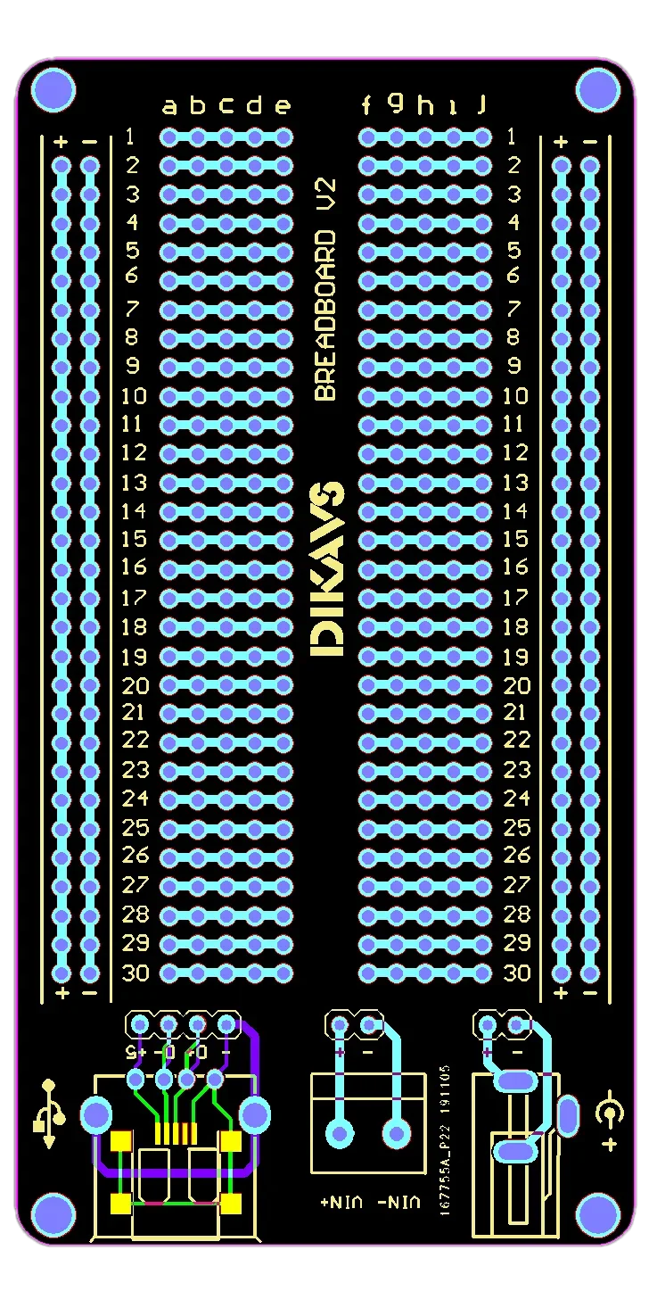 High Quality Gold Plating Solder-able Breadboard Prototype Pcb Prototype Board for Arduino - Imagen 4