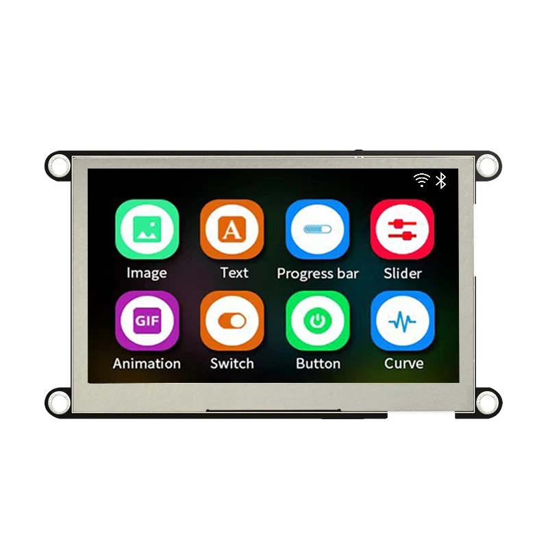 Guition ESP32-S3 8M PSRAM 4M FLASH 4.3インチ IPS 480*272高解像度LCDディスプレイモジュール(Wi-FiおよびBluetooth搭載)