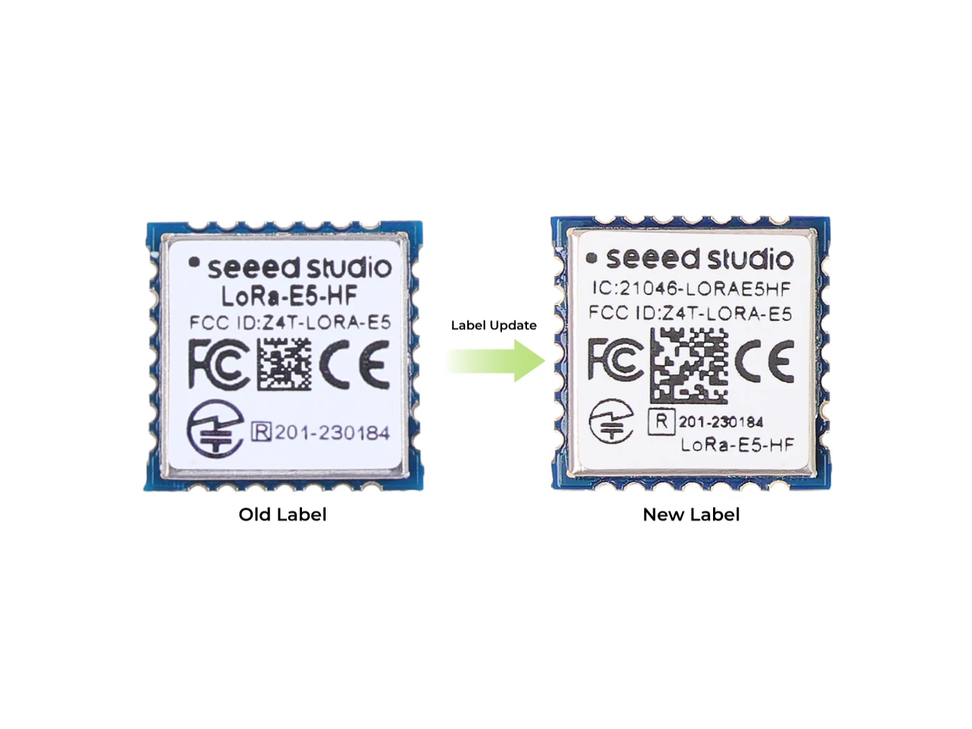 Lora Module 868mhz 915mhz Receiver and Transmitter- Wio E5 Wireless Module(Bulk &Tape Reel)-STM32WLE5JC,ARM Cortex-M4 and SX126x – Bild 3