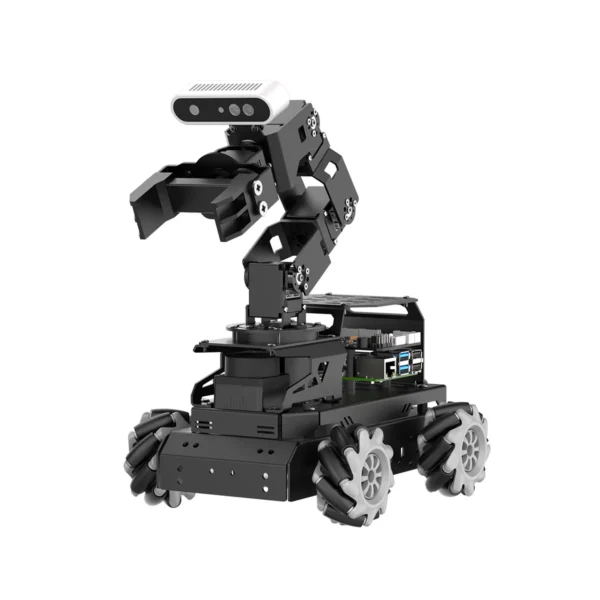 Hiwonder LanderPi: Coche robot con IA basado en Raspberry Pi, brazo robótico con visión, ROS2 y soporte para ChatGPT.