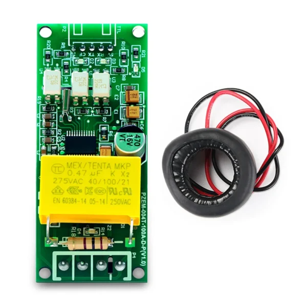 PZEM-004T 100A AC 80-260V デジタル電圧計 電流計 電力計 デジタル多機能テストパルス通信 TTLシリアルモジュール