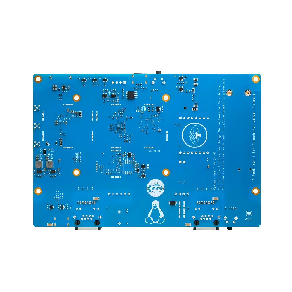 Banana Pi OpenWrt One MediaTek MT7981B 1GB DDR4 2.5GbE RJ45 and Gigabit Ethernet RJ45 256 MiB SPI NAND Open Source Smart Router - Imagen 3