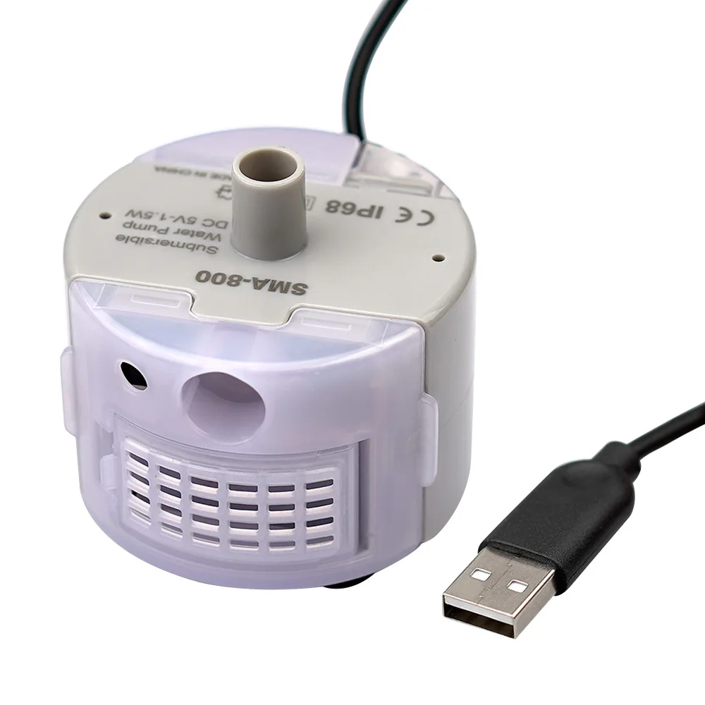 Pet Fountain Motor Submersible Pump Cat Water Drinker SMA-800 USB Water Pump Cats Fountain Accessories Mute DC 5V/1A Water Pump – Bild 3