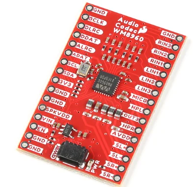 BOB-21250 Módulo de expansión de códec de audio SparkFun - WM8960 (Qwiic)