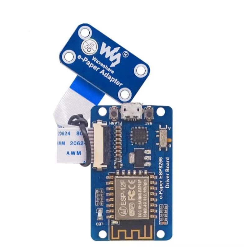 Universal e-Paper Driver Board ESP8266/ESP32 Bluetooth +WiFi Wireless, supports various Waveshare SPI e-Paper raw panels - Imagen 3
