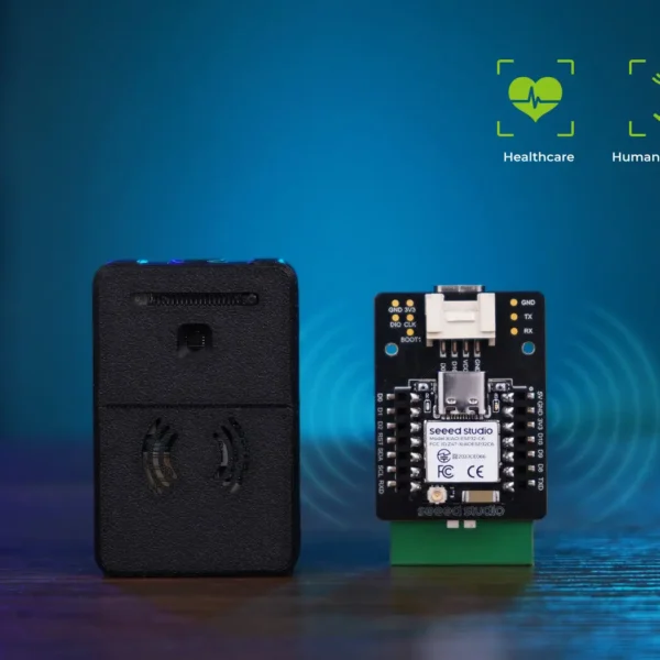 Sensor de ondas milimétricas Seeed Studio MR60BHA2 de 60 GHz, sensor de detección de latidos cardíacos y respiración, ESPhome, Home Assistant, con tecnología XIAO ESP32C6.